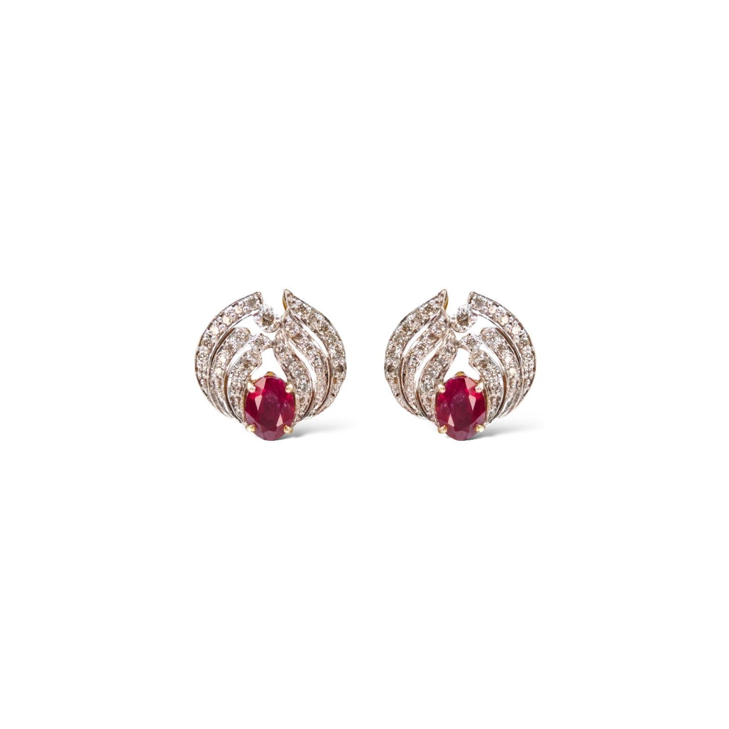 Diamond ruby Earrings