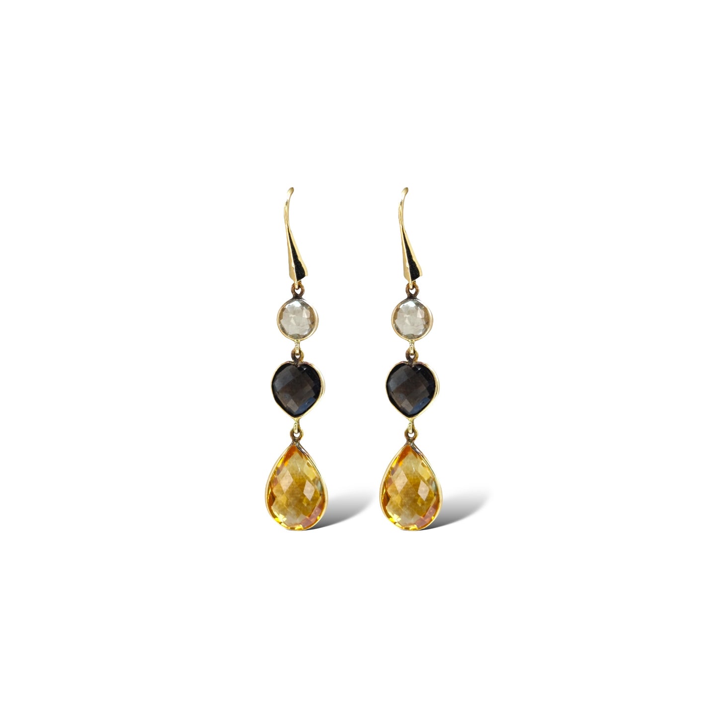 Multi-Coloured Topaz Drops