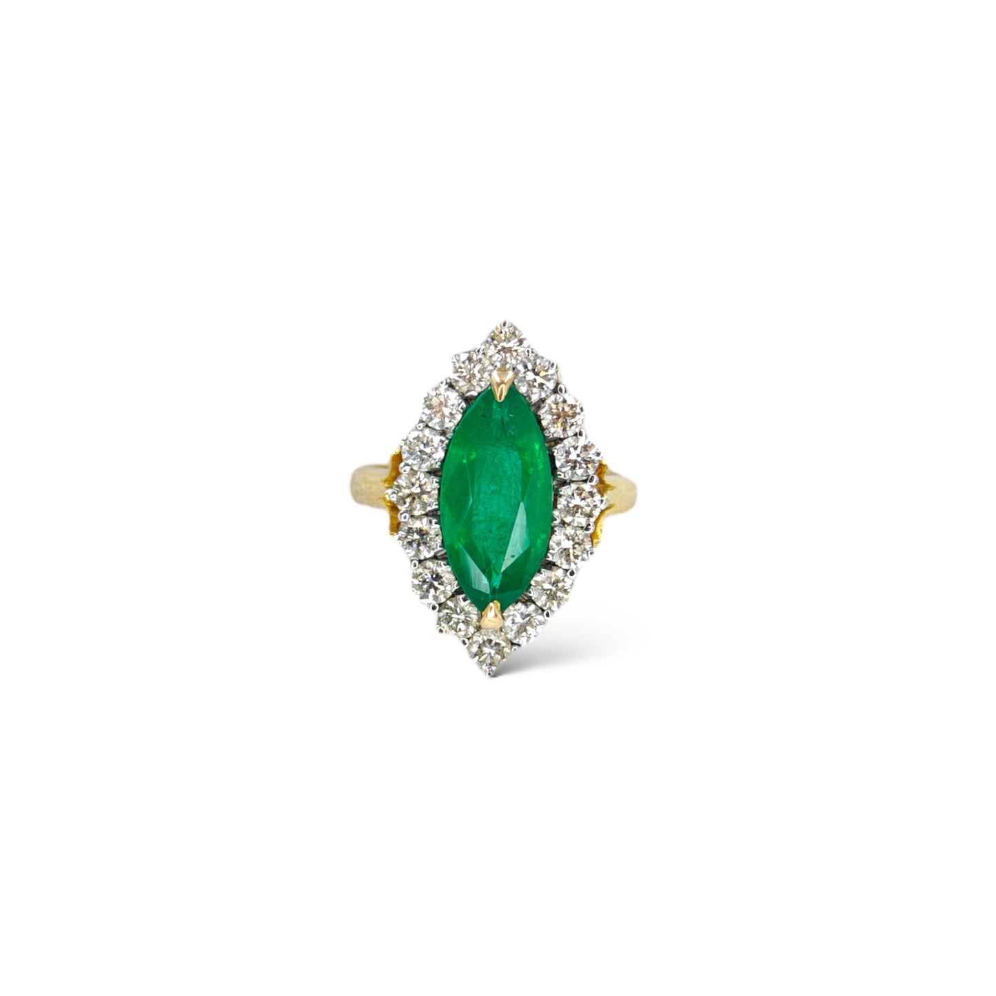 Marquise Emerald Ring