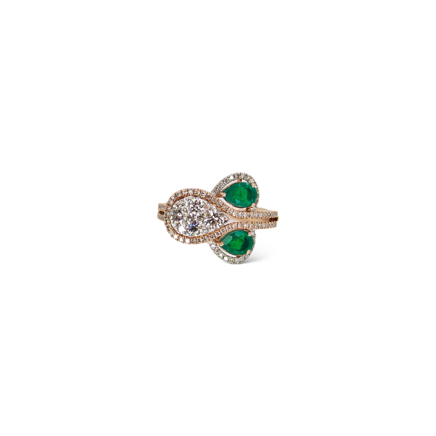 Serpent Emerald & Diamond Ring