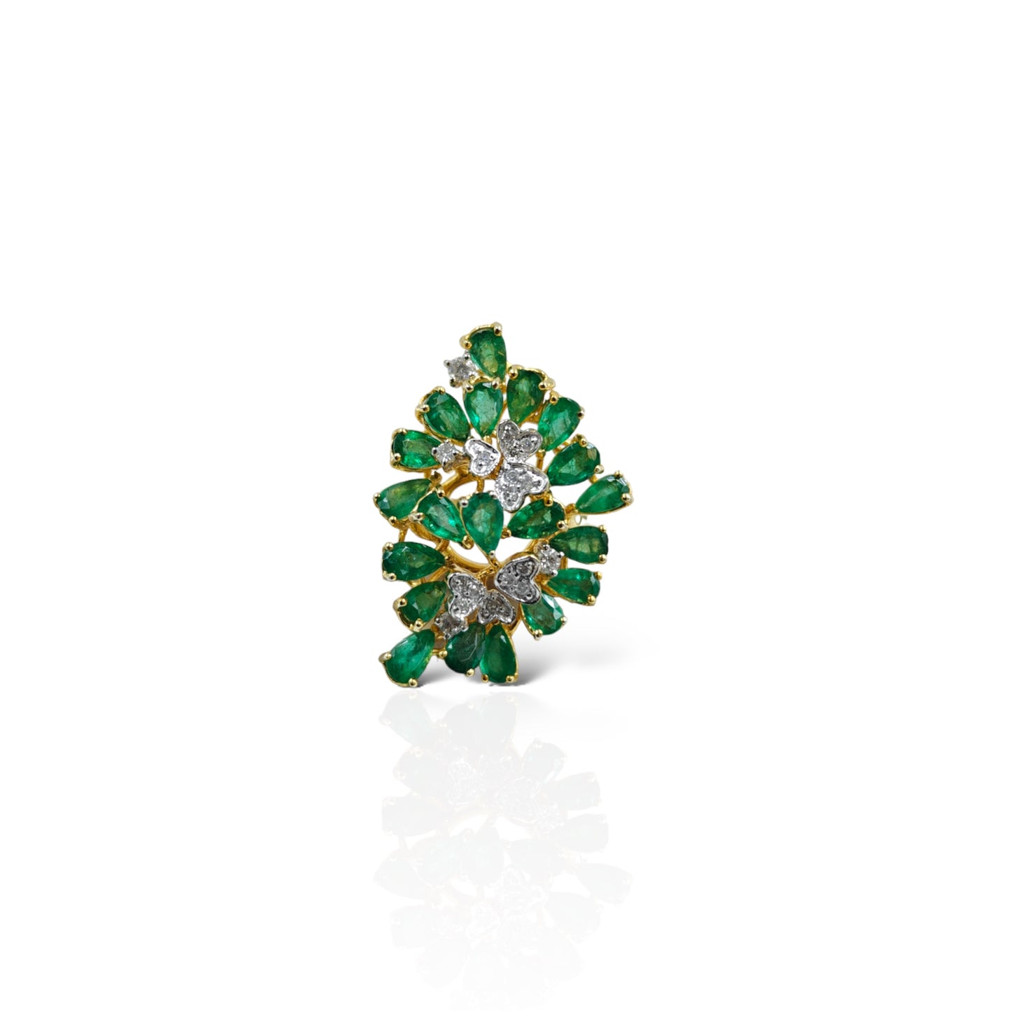 Emerald Bouquet RIng