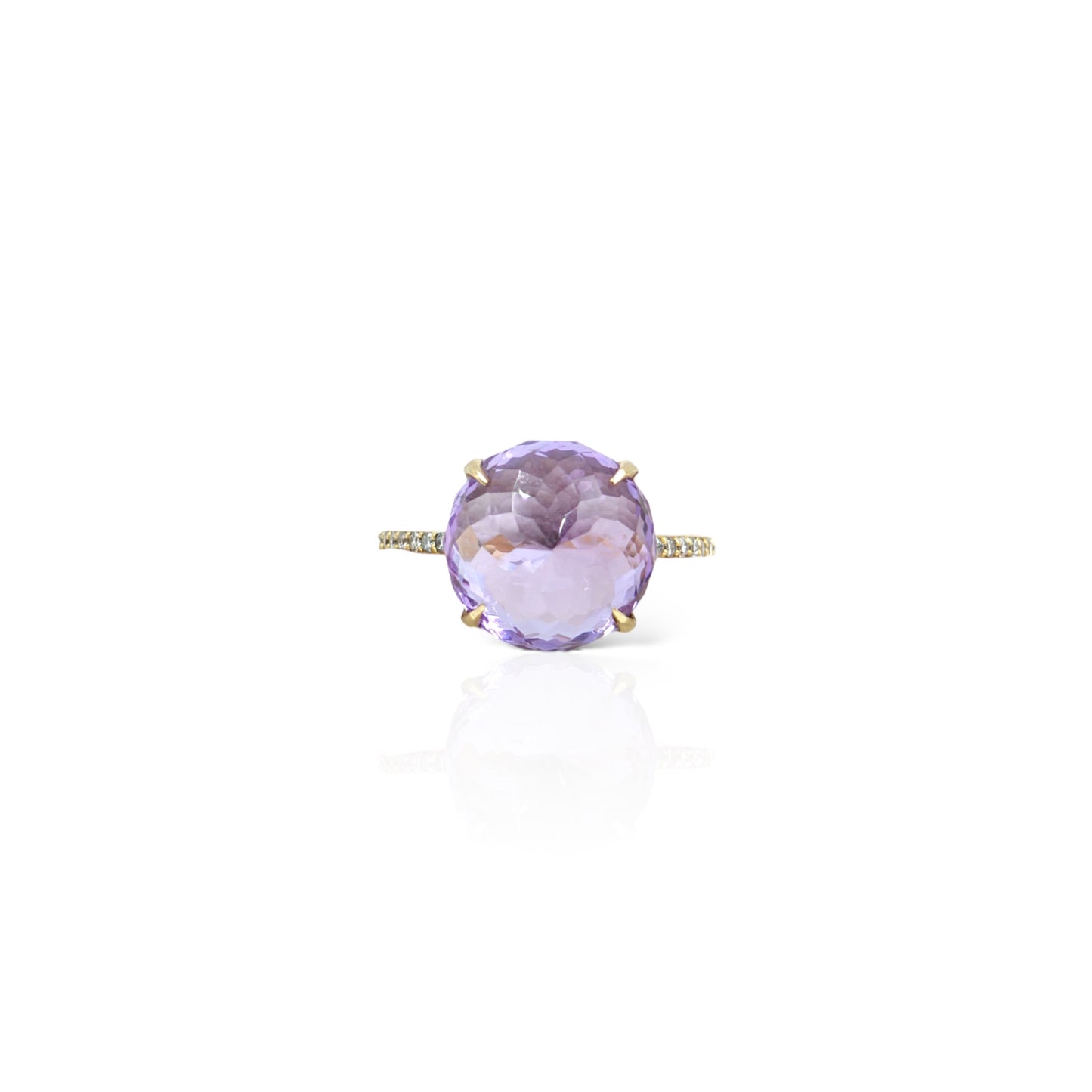 Dome Amethyst Ring