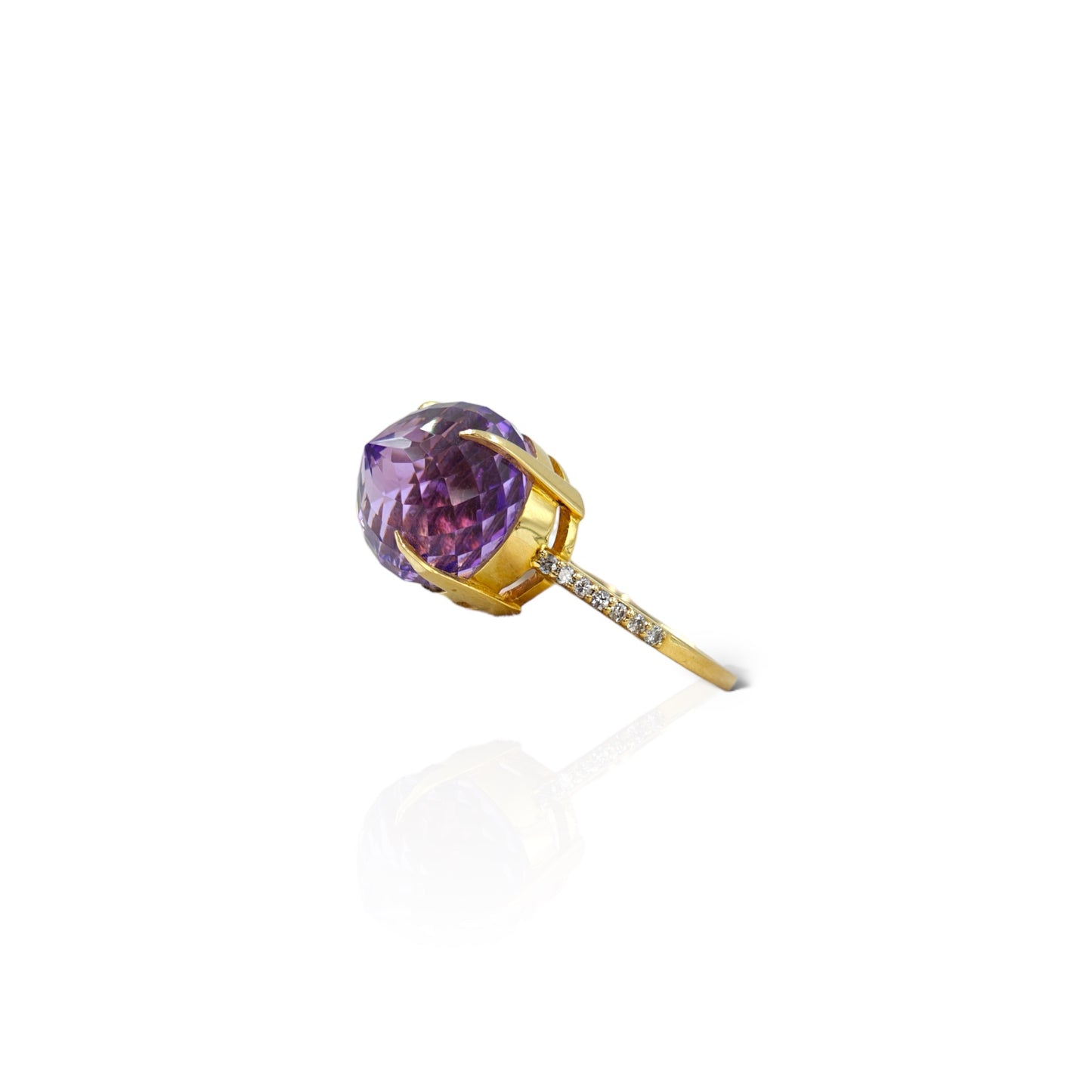 Dome Amethyst Ring