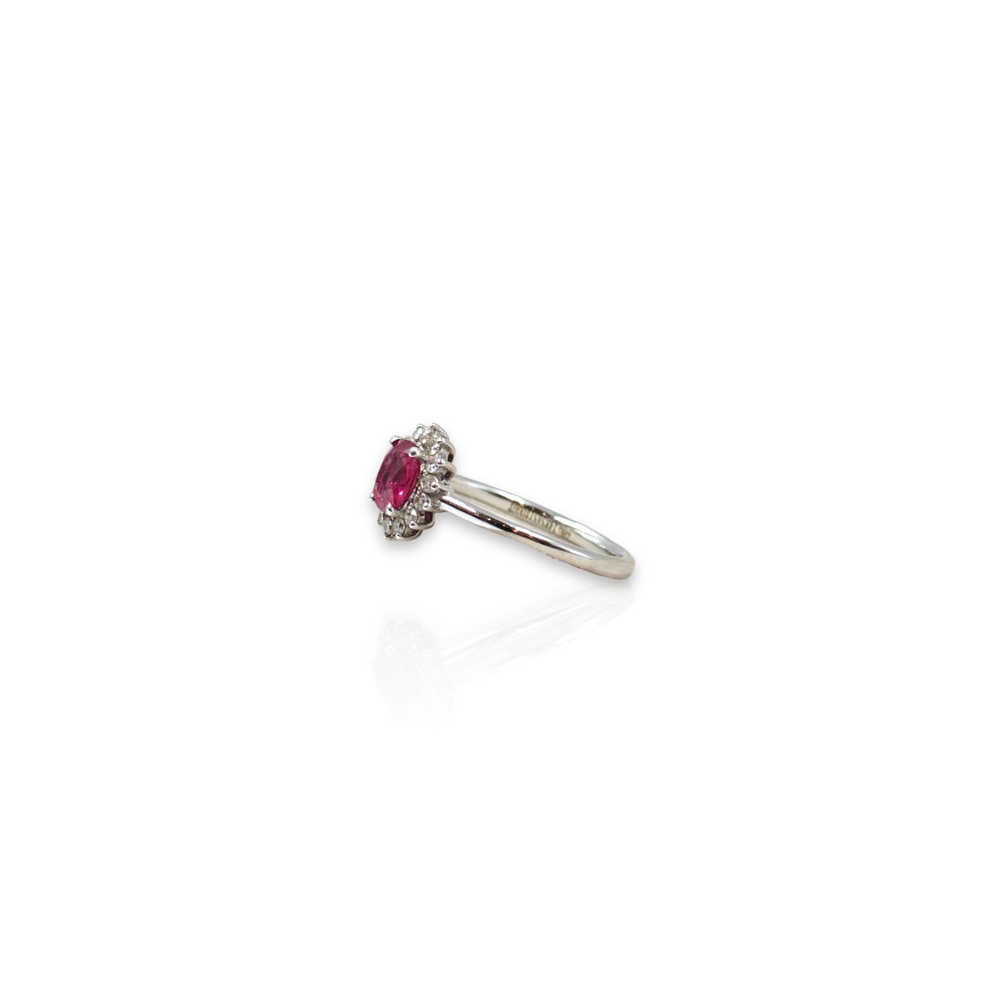 Elegant Ruby & Diamond Ring