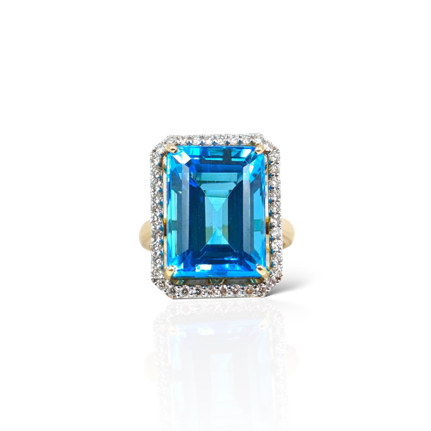 Exclusive Blue Topaz Ring