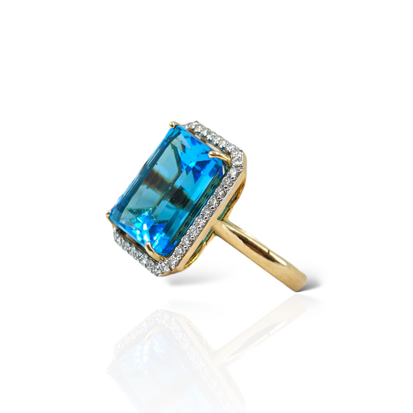 Exclusive Blue Topaz Ring