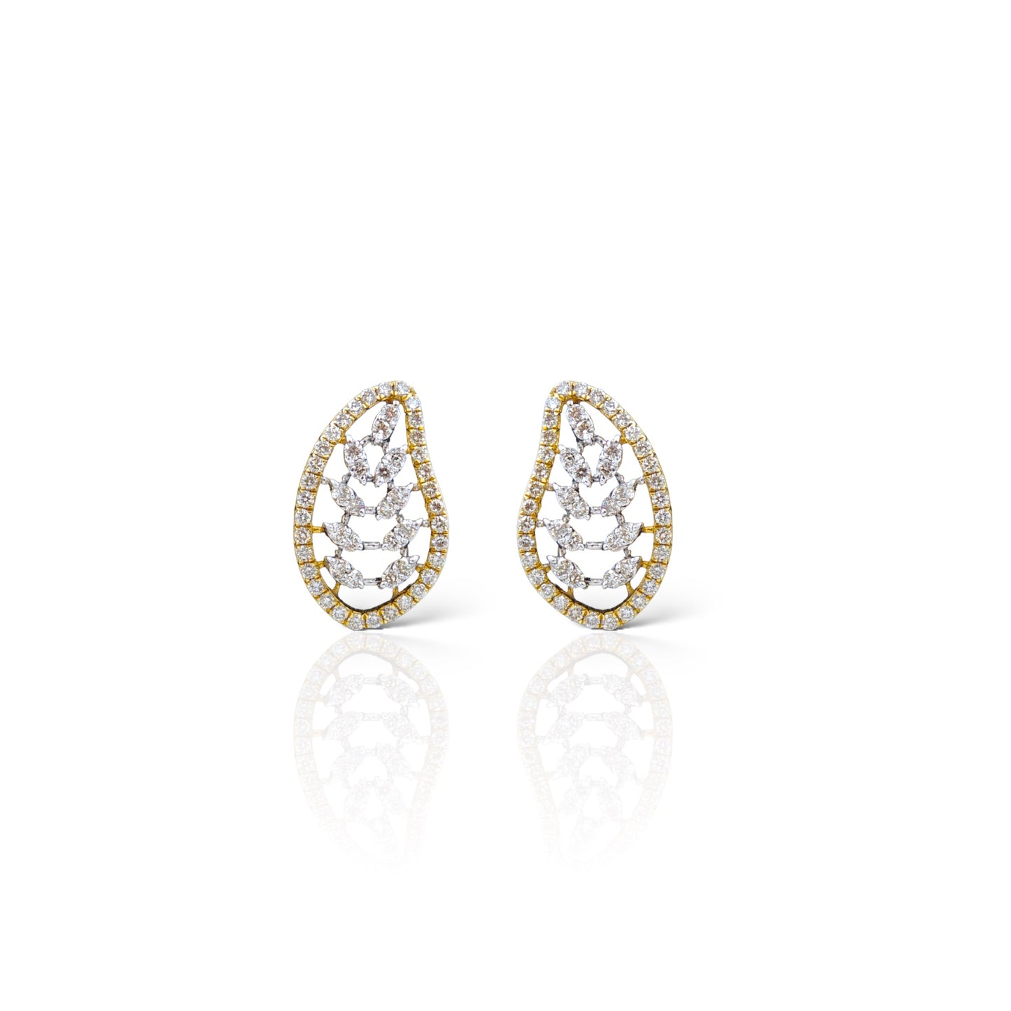 Leaf Style Diamond Tops