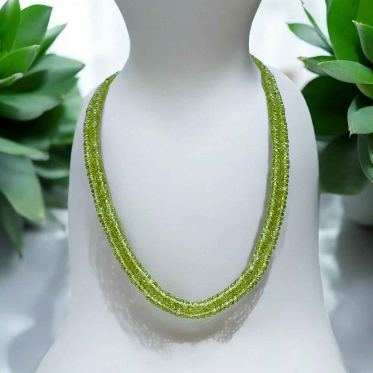 Natural Peridot String