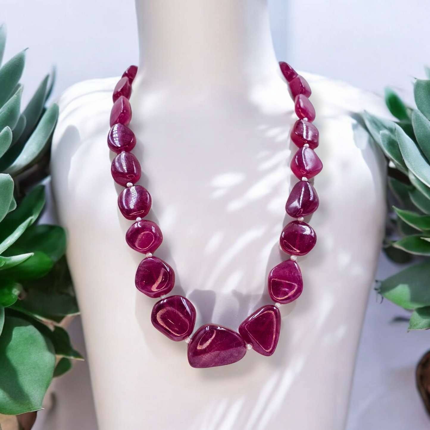 Pearl & Ruby Tumbles String