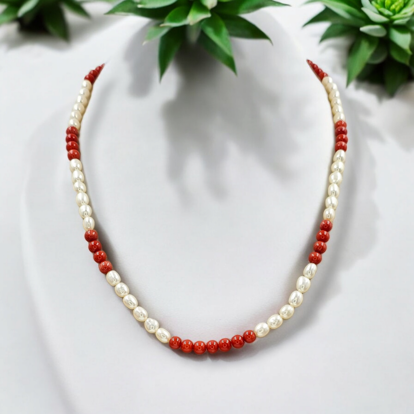 Coral & Pearl String