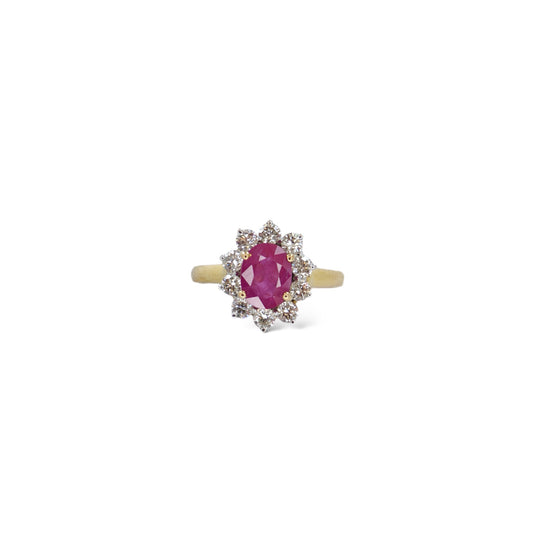Ruby Diamond Ring