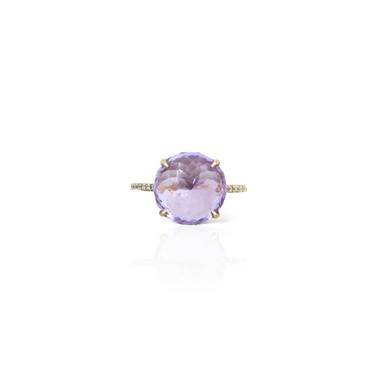 Dome Amethyst Ring